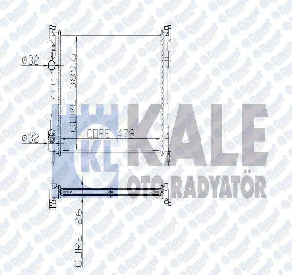 KALE 0528341AB Su Radyatoru Renault Clio Ii 1.5 Dci 01-03 Ac (Al/Pl/Brz)